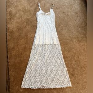 Sincerely Jules Ivory Lace Slip Dress